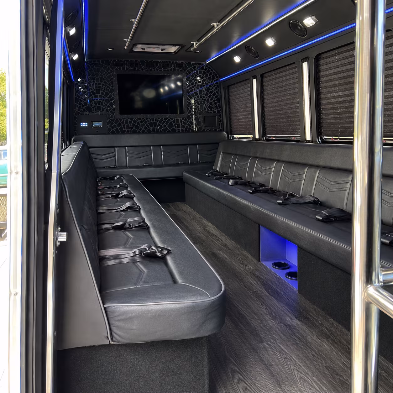 bentonville holiday party bus rental