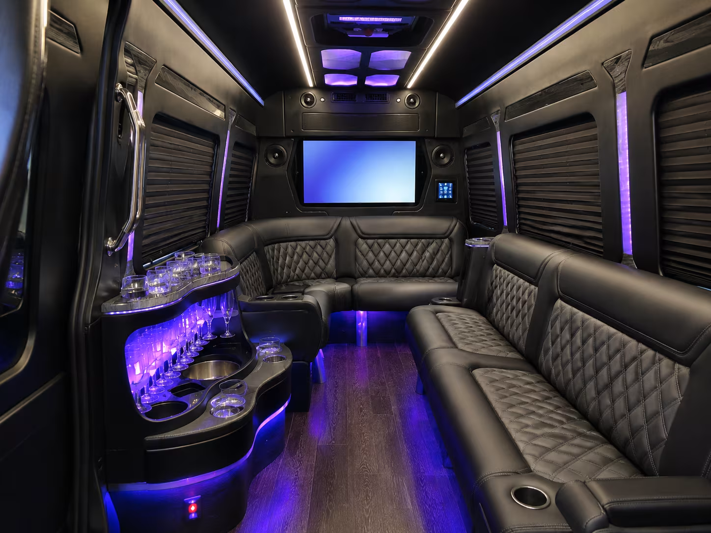 bentonville sporting event transportation onboard seating