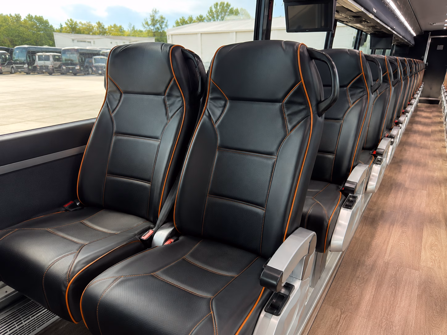 tulsa charter bus rental inside