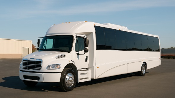 Exterior of Charter Bus Company Rogers's 30 Passenger Minibus in Rogers