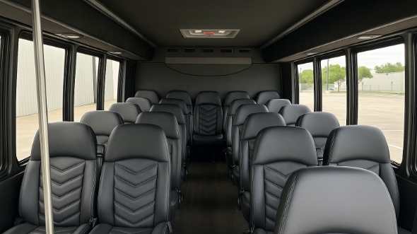 bentonville 30 passenger minibus inside