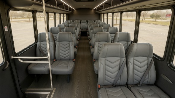 bentonville 35 passenger minibus inside