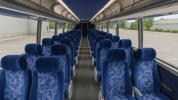 bentonville 54 passenger charter bus rental