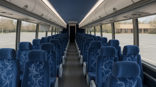 bentonville 55 passenger charter bus rental