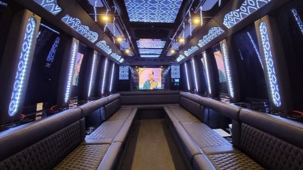bentonville party bus rental inside