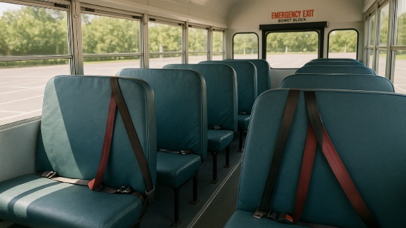 bentonville school bus rental inside